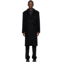 Hong Kong Direct Mail Luxury Our Legacy Mens Black Whale Coat M4201WB