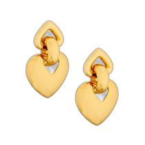 (Direct mail from the United States) kenneth jay lane universal earrings retro pendant heart shape