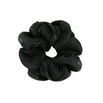 Korean direct mail KINDABABY fashionable pearl satin black hair tie