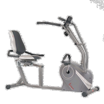 Sunny Health Fitness Cross Trainer Magnetic Recumbent Exercise Bike with Arms