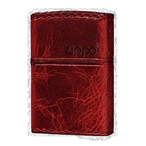 (Direct mail from Japan) ZIPPO lighter burgundy leather full package 5 5×3 1cm