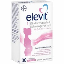 European direct mail German pharmacy Elevit Elevit folic acid multivitamin tablets 30 tablets nutritional supplement box
