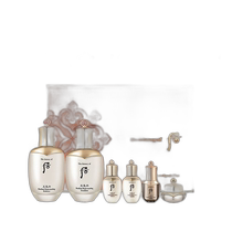 Korean direct mail Whoo Houwei Danhua Glow 6-piece set moisturizing skin care lightening wrinkles repairing moisturizing and soothing