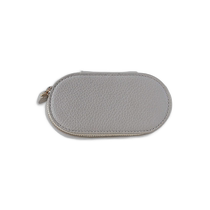 Hong Kong direct mail trendy luxury Monica Vinader womens mini oval leather jewelry box