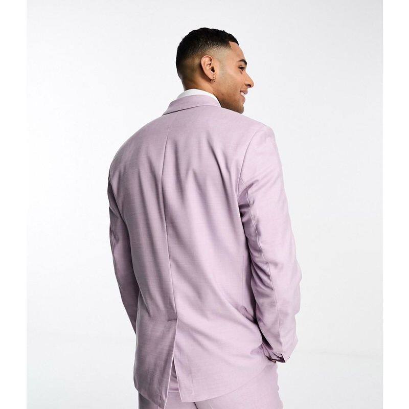 Куртка для йоги 香港直邮潮奢 ben sherman 男士 双排扣修身淡紫色西装外套