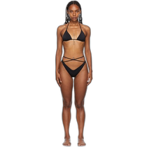 Hong Kong Direct Mail Luxury Blumarine Blue Lover Women Exclusive Black Bikini 2D00