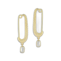 (Direct mail from the United States) aqua universal earrings