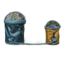 Hong Kong direct mail Colapz folding bucket mountain climbing outdoor camping water drinking water dual-purpose military large capacity 20L