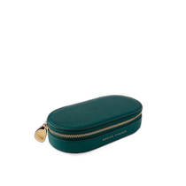 Hong Kong Direct Mail Trendy Luxury Monica Vinader Womens Intertwined Pattern Oval Leather Jewelry Box