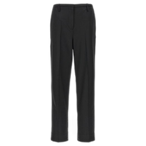 Korean direct mail GANNI24SS straight pants for women F8679099 Black