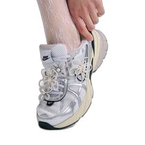 Korean direct mail HAS HSU028 white flower pearl shoe charm