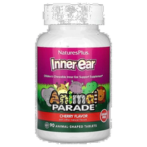 Hong Kong Straight Hair NATURE’S PLUS Natural Plus Children’s Chewable Tablets Inner Ear Healthy Animal Shape 90 Tablets