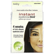 Hong Kong direct mail Godefroy instant eyebrow color long-term eyebrow color set natural black 3 pack eyebrow pencil