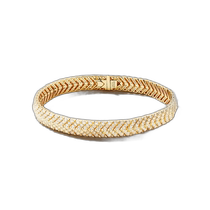 Hong Kong direct mail trendy luxury Anita Ko ladies zipper 18 carat gold diamond bracelet AKBDZIP gold