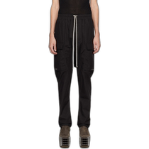 Hong Kong direct mail trendy luxury Rick Owens Rick Owens mens black Long overalls RU