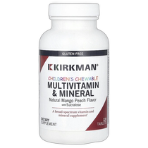 Hong Kong direct mail Kirkman Labs childrens multivitamin and mineral chewable tablets natural mango 1