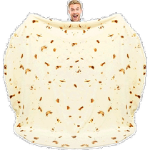 zulay kitchen jumbo reversible tortilla blanket 80 inches - new for adults and kids