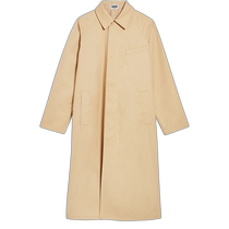 Hong Kong direct mail trendy luxury CLAUDIE PIERLOT womens double-sided mid-length coat CFPOU00614K00