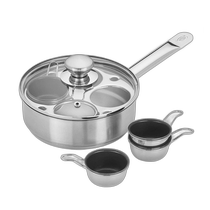 Korean direct mail Demeyere imported stainless steel 3-layer structure cooking pot boiled egg pot steamed egg pot breakfast pot