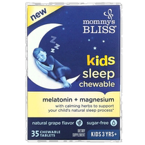 Hong Kong straight hair MommyS Bliss chewable tablets for children 3 years old 35 tablets for nutritional supplement before going to bed