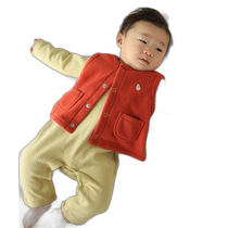 Japan direct mail Kodomo BEAMS childrens light warm polar fleece vest 2024 model 55060046491