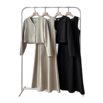 Korean direct mail RIRINCO] Free shipping] ELLE BERIN short length suspenders two-piece set