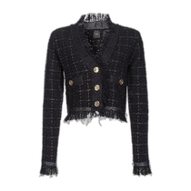 Hong Kong direct mail trendy luxury Pinko womens plaid casual jacket 101860A16O