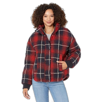 Hong Kong direct mail fashionable luxury LeviS Levis womens stand-up collar wool puffy jacket