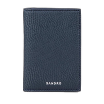 Hong Kong direct mail trendy luxury Sandro mens leather wallet
