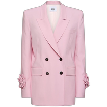 Hong Kong Direct Mail Trendy Luxury Msgm Womens Tailored Stretch Wool Jacket