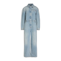 Hong Kong direct mail fashion luxury LOULOU STUDIO womens Panay denim jumpsuit PANAY