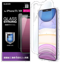 (Direct Mail from Japan) ELECOM iPhone 11 XR Tempered Glass Screen Protector 3-layer Strengthened Transparent