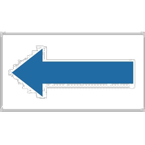 Japan direct mail Japan direct purchase TRUSCO piping sticker direction indication blue small 5-pack TPS H2 5P