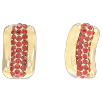 Hong Kong direct mail trendy luxury kate spade ladies hot pavé puppy rivet earrings