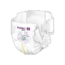 Canadian direct mail Bambo Nature overnight baby diapers 16kg size 6 (20 diapers