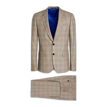 Hong Kong direct mail trendy luxury Paul Smith Paul Smith mens Soho plaid wool suit M