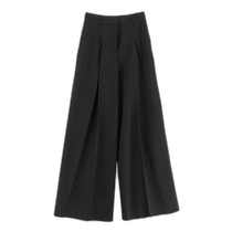 Hong Kong direct mail DEL CORE womens casual pants P001752T0671X1000 black Wool Trou