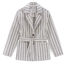 Hong Kong direct mail trendy luxury Woolrich Womens Marine cotton and linen blended jacket CFWW
