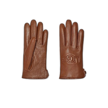 Hong Kong direct mail trendy luxury Ugg womens Smart Conductive Palm short leather gloves