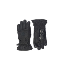 Hong Kong direct mail trendy luxury YVES SALOMON womens patchwork design ski gloves YVE4957BBCKS