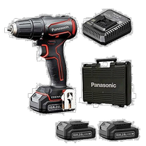 (Direct Mail from Japan) Panasonic Electric Screwdriver with Battery Pack Charger Storage Box L Series Red