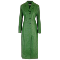 Hong Kong direct mail trendy luxury Salvatore Ferragamo womens linen long coat