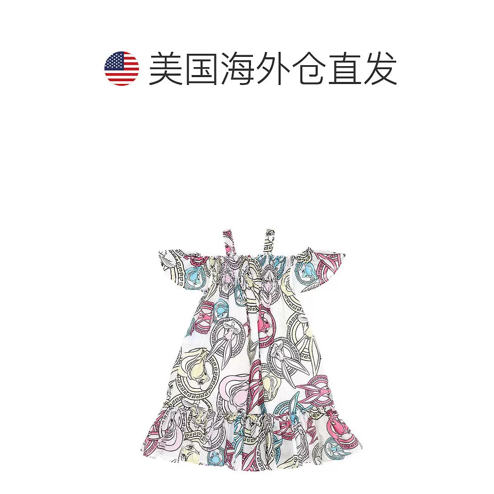Самостоятельно управляемое платье-моннализа White Bugs & Lola Muslin Dress - White 【USA】