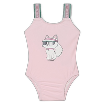 Hong Kong direct mail KARL LAGERFELD girls swimsuit Z30123K475 SS2024 pink