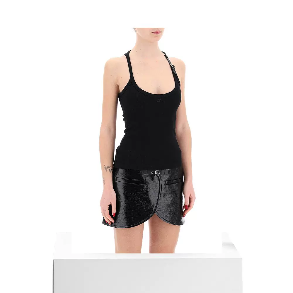 [ Courreges 'top holistic 124JDE063]
