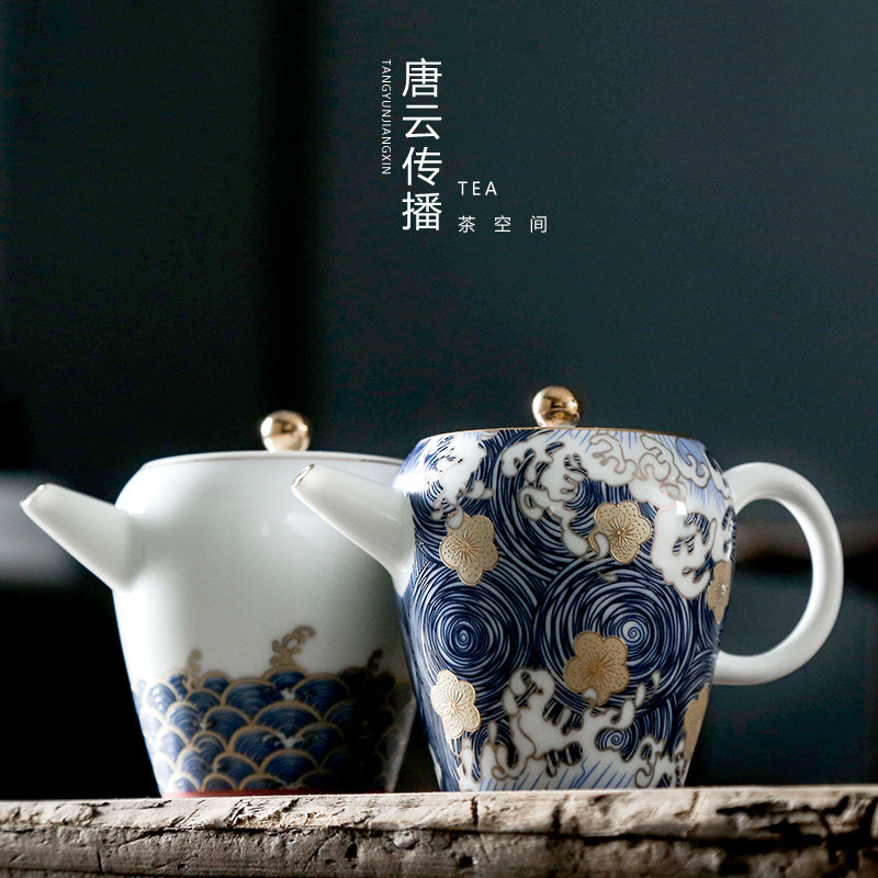 Tang Yunge Qigong Fu Tea Utensils Pickpocketing Tea Pot Ceramics Creativity Handmade Household Small Number Single Pot Tea Maker-Taobao
