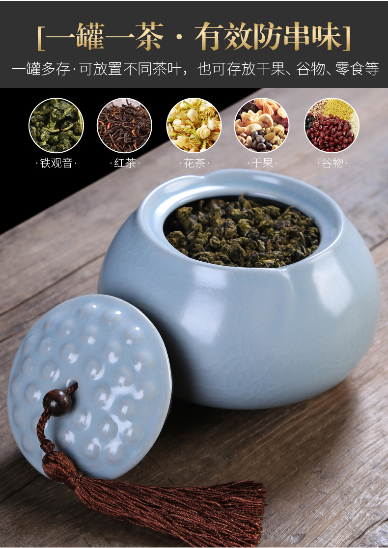 Injection device caddy fixings ceramic seal pot home your up storage POTS pu 'er tea caddy fixings travel portable mini jar