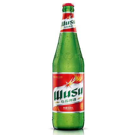 夺命大绿棒子 新疆乌苏啤酒 620ml*12瓶 整箱装