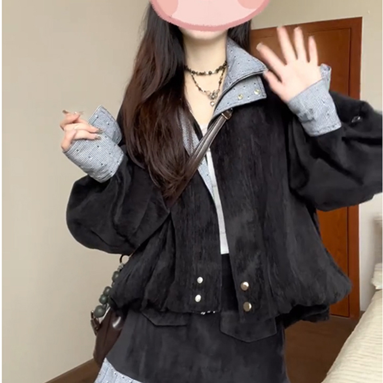 Unique and Beautiful Early Spring Outfit 2026 New Style Lazy Style Loose Jacket Coat Elegant Korean Style Short Skirt Two-Piece Set