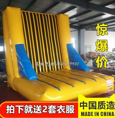 Inflatable fun magic sticky wall Children adult sticky music Magic sticky wall Clothes Trampoline castle outdoor